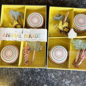 Cupcake decor birthday baby shower. New in box.